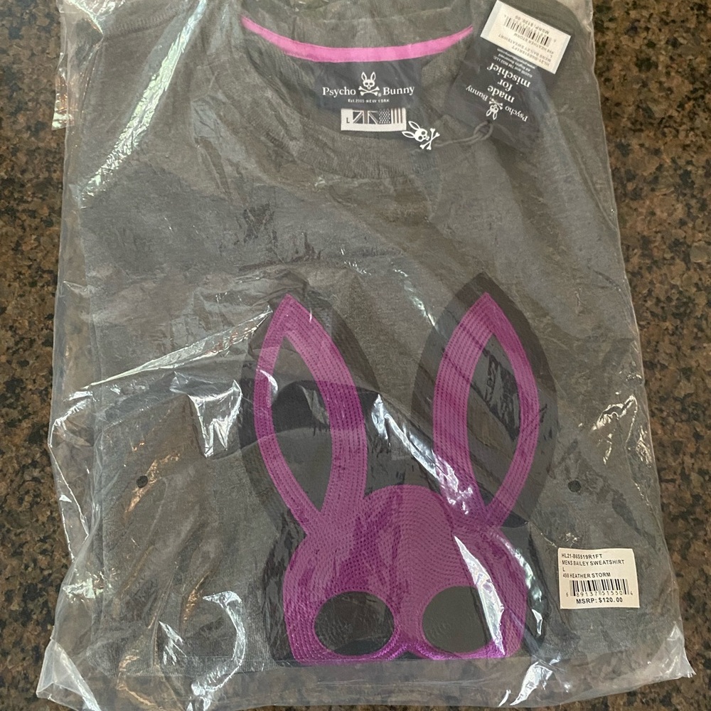 Mens Psycho Bunny Pullover